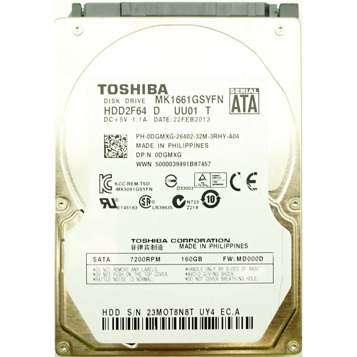 Generic 160GB SATA (SFF) HDD