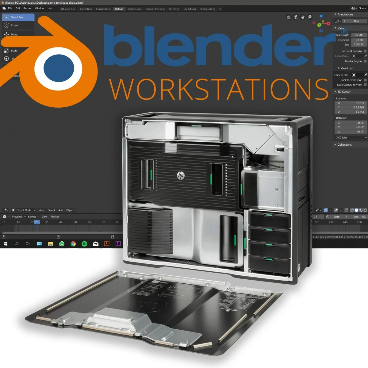 Blender Pre-Configured Workstation