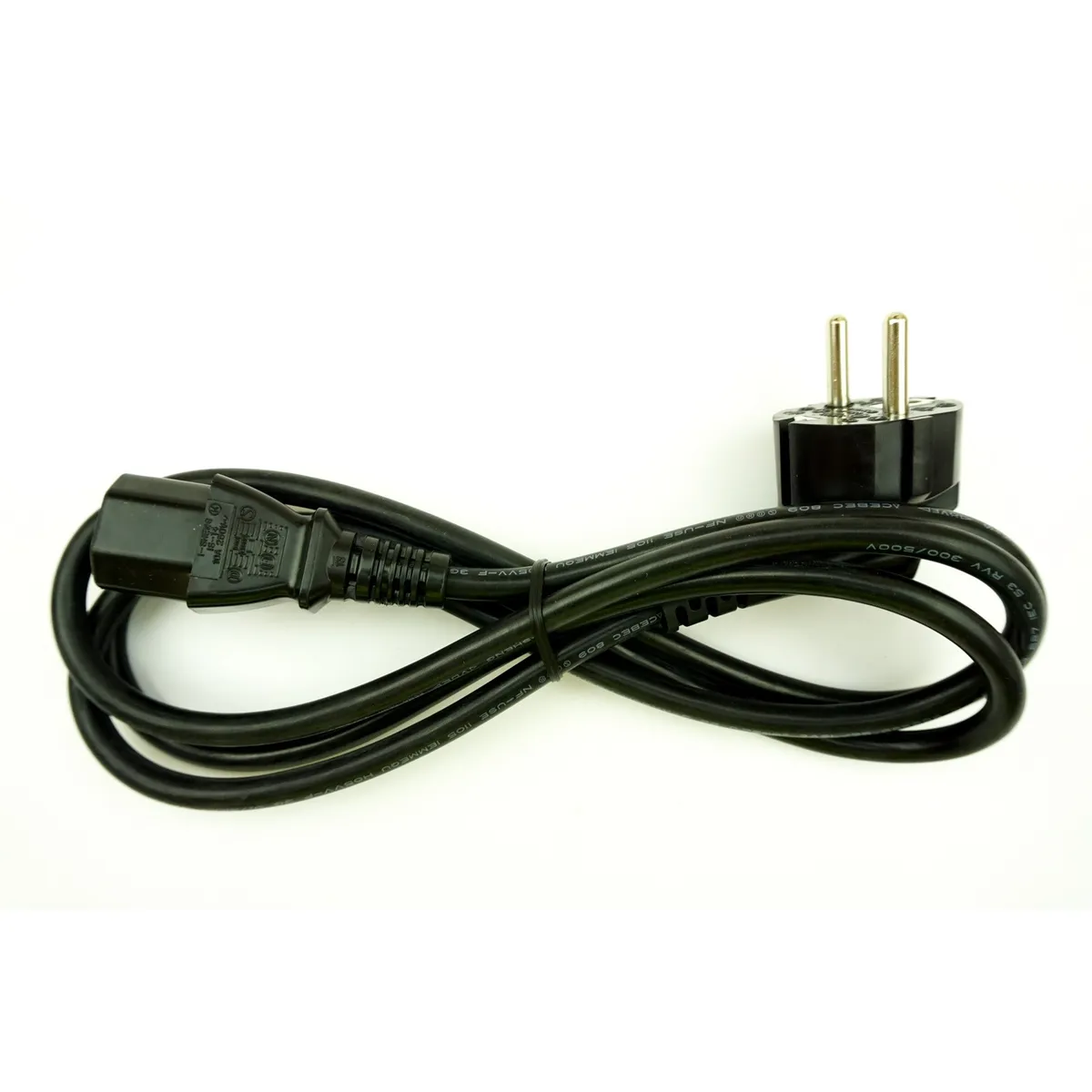EU Plug to C13 (Kettle Lead) Power Cable