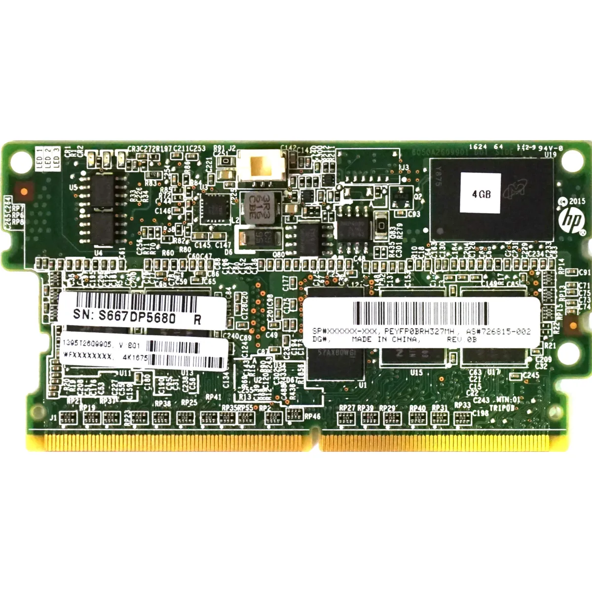 HP Smart Array P440, P840 4GB FBWC Controller Memory