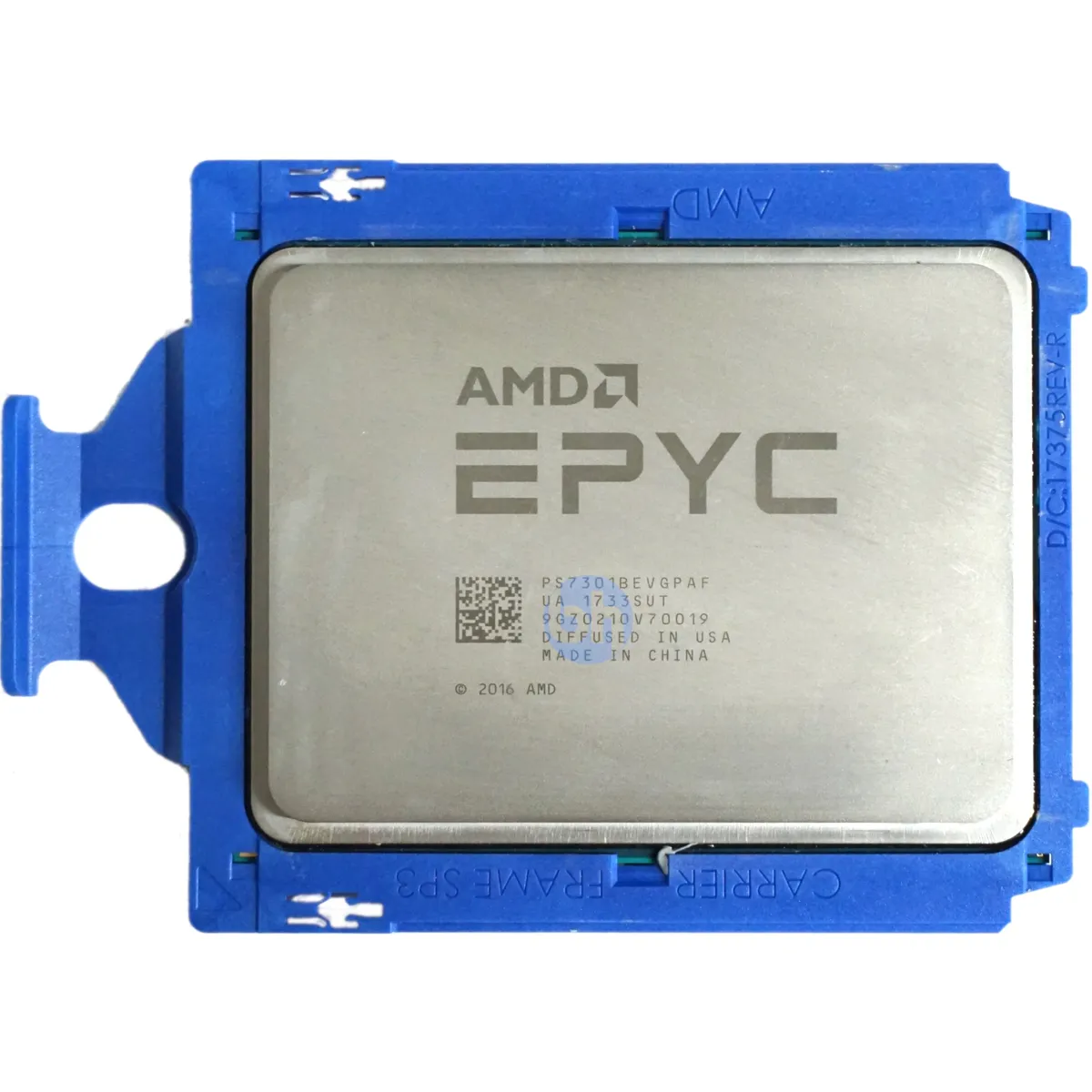 AMD EPYC 7301 (PS7301BEVGPAF) - 16-Core 2.20GHz SP3 64MB 155W CPU