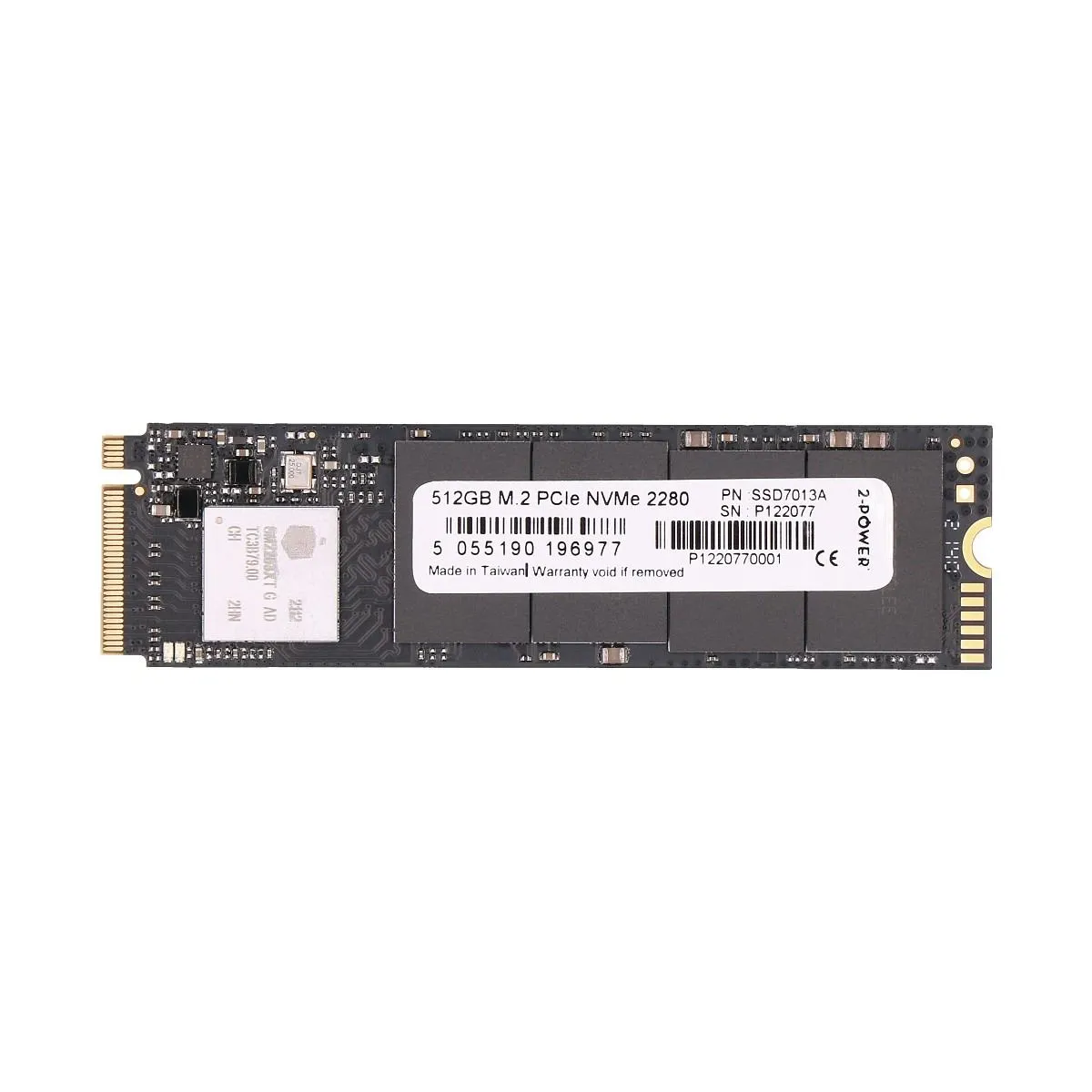 2-Power (SSD7013A) 512GB (M.2 2280 M) NVMe SSD New