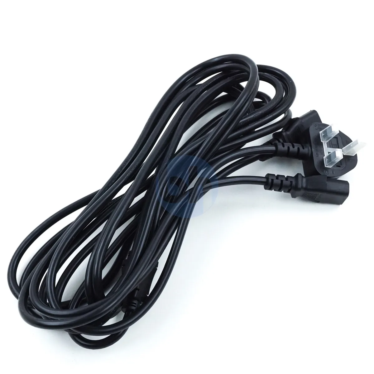 UK Plug to 2x C13 Dual C13 Power Cable 5M