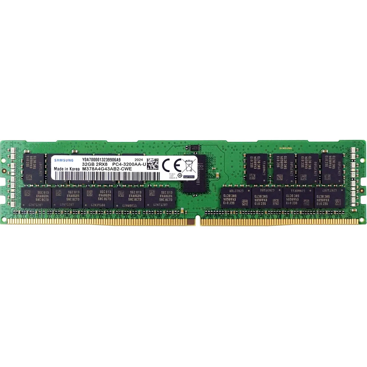 Samsung (M378A4G43AB2-CWE) - 32GB PC4-25600AA-U (2RX8, DDR4-3200MHz) RAM