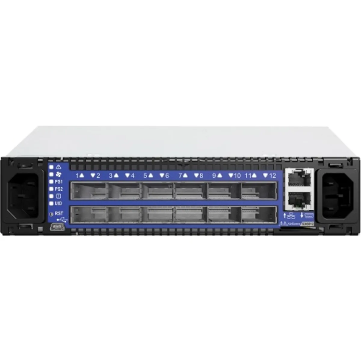 EMC 100-886-236-04 12xQSFP+ 56G Managed Switch w/Rack Shelf